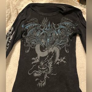 Y2k long sleeve women’s top